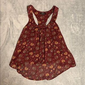 Flowery tank top